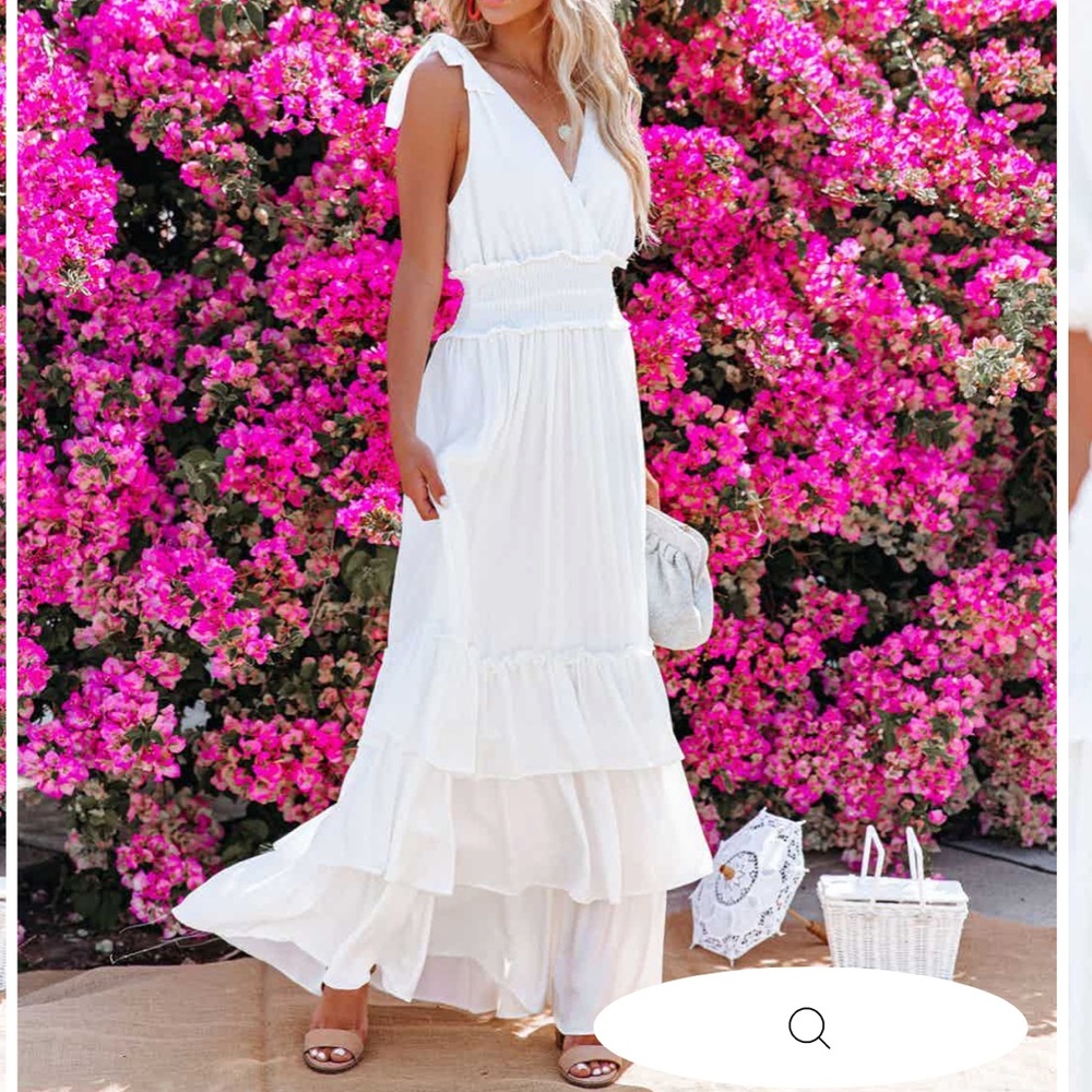 Vici tiered maxi dress